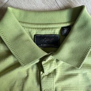 Greg Norman Lime Green Golf Polo Shirt – Men’s Size Large – Good Condition